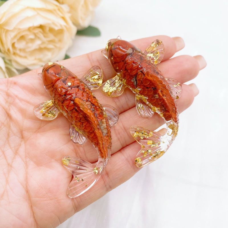 Decoração Peixe Koi Cristalino