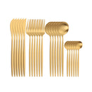 Jogo De Talheres 24 Peças Aço Inox