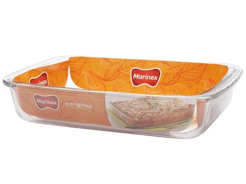 Travessa Lasanheira Retangular Vidro 3,7LT