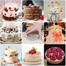 Molde Redondo De Pastelaria, Tamanhos Variados, Anel De Bolo, 5 Peças Para Assar