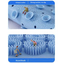 Escova Massageadora de Banho Ventosas para Costas e Pés