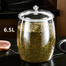 Pote De Plástico Rígido Com Tampa Hermética