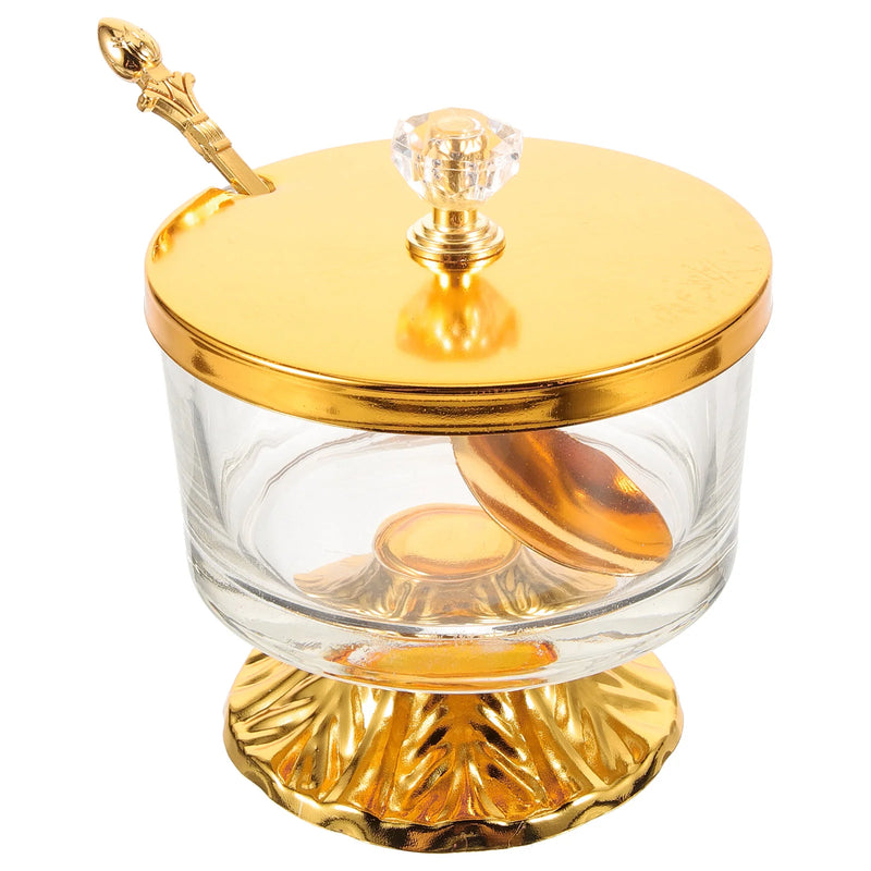 Recipiente De Vidro Para Condimento Luxo