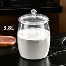 Pote De Plástico Rígido Com Tampa Hermética