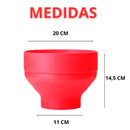 Pipoqueira De Silicone Dobrável Para Micro-Ondas