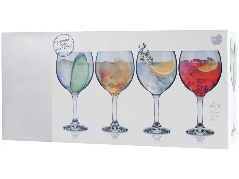 Jogo de Taças de Vidro 600ml