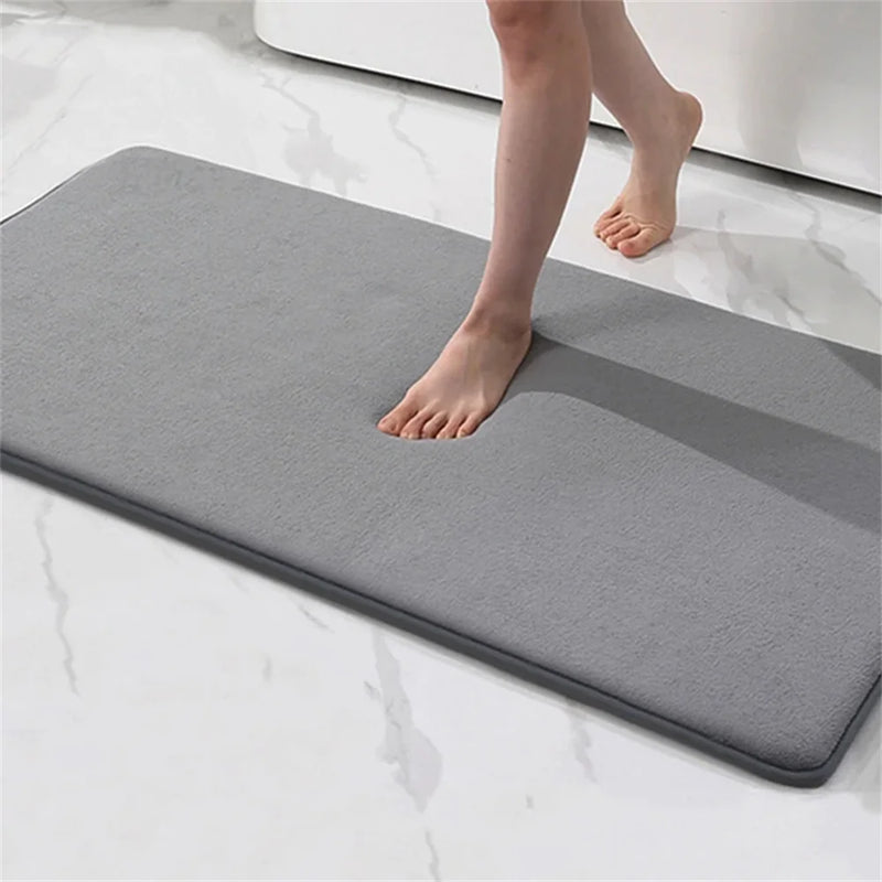 Tapete de Banho Premium Superabsorvente e Antiderrapante