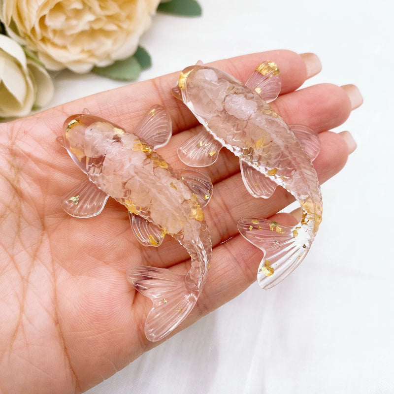 Decoração Peixe Koi Cristalino