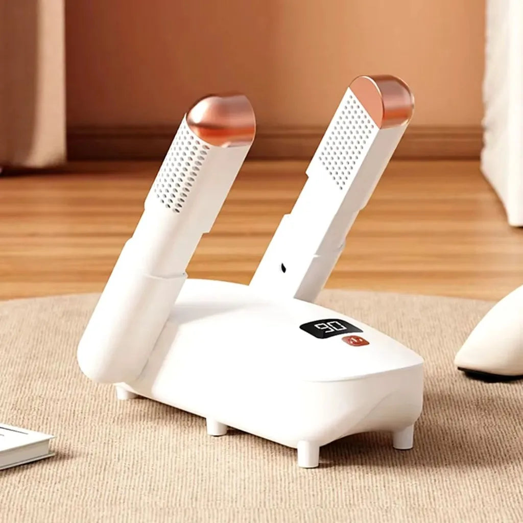 Secador de Sapatos Portátil 4 Modos de Timer e Absorção de Umidade