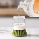 Escova Lava Louças Com Depósito e Suporte Cozinha Limpeza