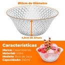 Taça Sobremesa Vidro Bico Jacca 240ML