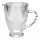 Jarro De Vidro Transparente Modelo Rayé 1320ML