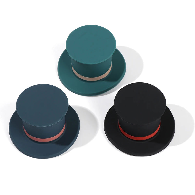 Tampa de Silicone para Garrafa – Vedação a Vácuo em Forma de Chapéu Mágico