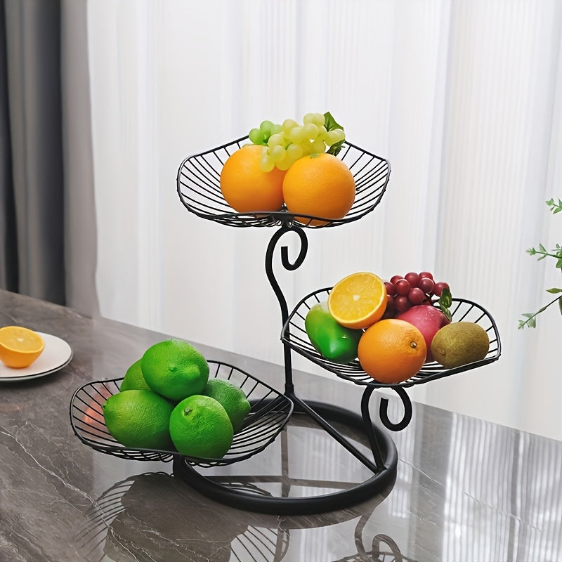Fruteira Tigela de Frutas Luxuosa