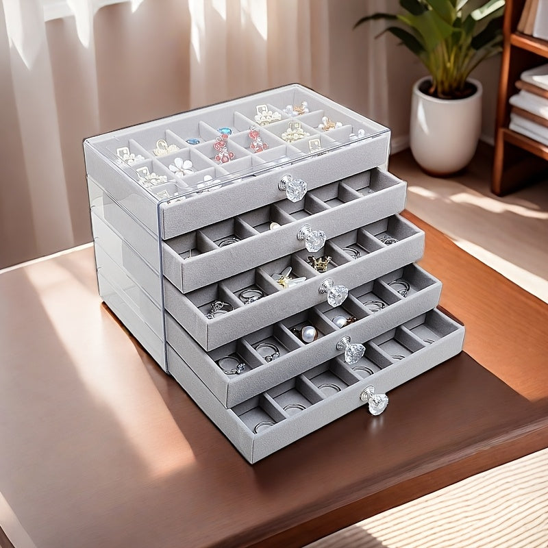 Organizador De Joias Elegante Com Gavetas