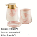 Conjunto de Banheiro de Cerâmica Com 3 Peça