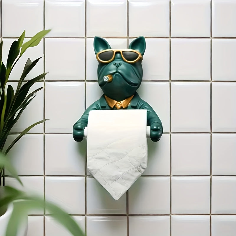 Suporte de Papel Higiênico Formato Cachorro