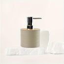 Conjunto de Banheiro de 6 Peças com Tampas de Bambu