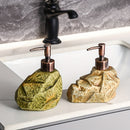 Dispensador De Sabão Cerâmico Com Design de Pedra
