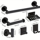 Conjunto De Aço Para Banheiro Com 7 Peças  Durabilidade e Estilo
