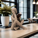 Figura De Leitura Abstrata Moderna Resina