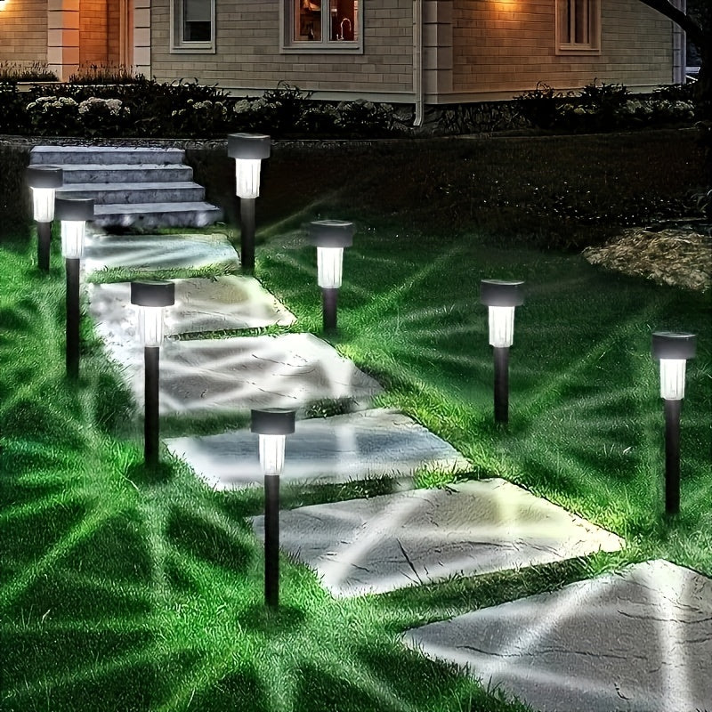 Kit 12 Luzes Solares de Jardim