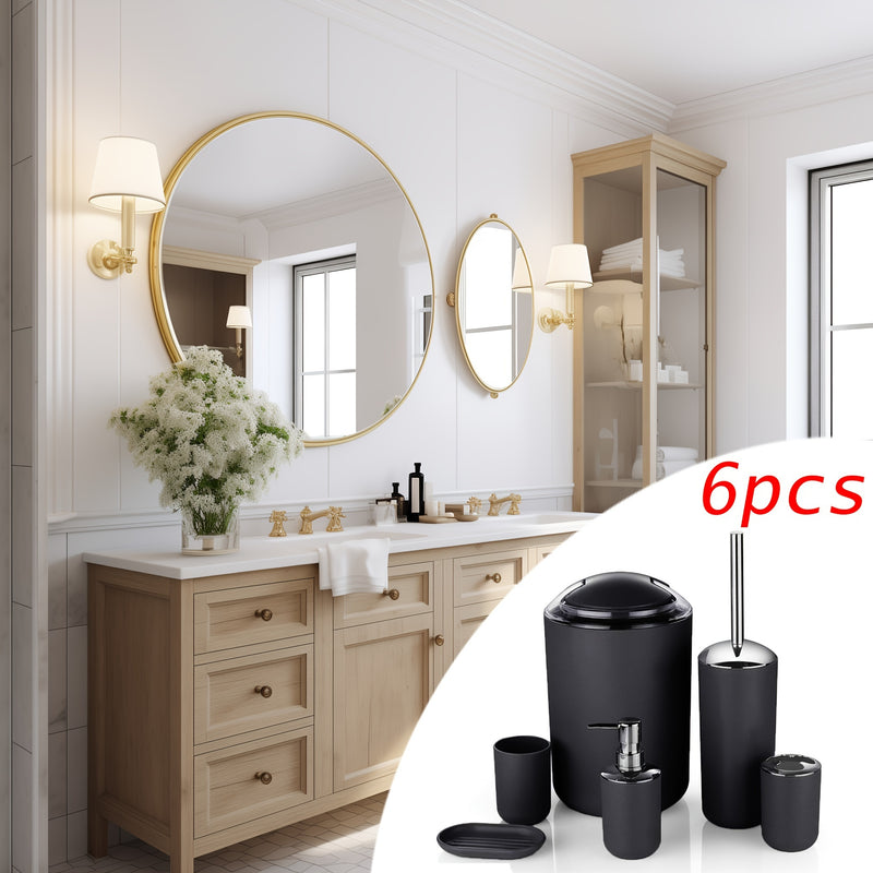 Conjunto de 6 Acessórios para Banheiro
