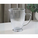 Jarro De Vidro Transparente Modelo Rayé 1320ML