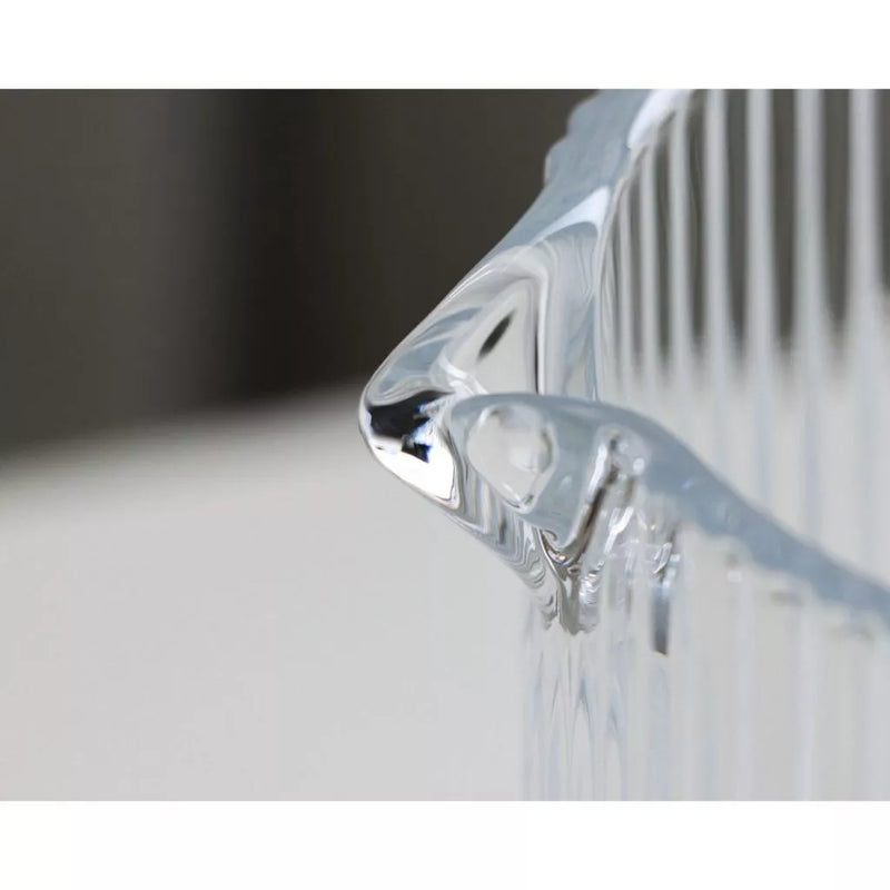 Jarro De Vidro Transparente Modelo Rayé 1320ML