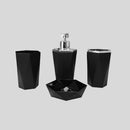 Luxuoso Conjunto De 4 Peças Saboneteira Lavabo Para Banheiro