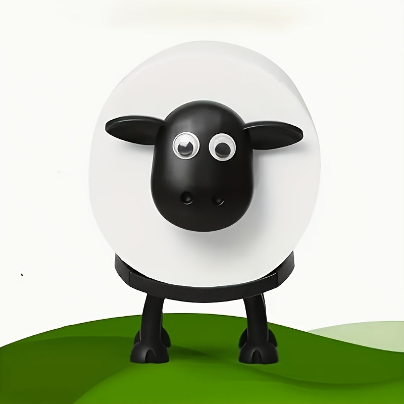 Kit 2 Suporte De Rolo De Papel Designe de Cordeiro