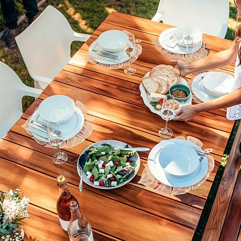 Jogos Americanos De Vinil Em Formato De Folha