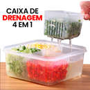 Caixa De Drenagem 4 Em 1 Design Split Fresh-Keeping Box