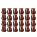 Protetores Para Pé De Cadeira Silicone Com Feltro 24 Unidades