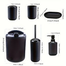 Conjunto de 6 Acessórios para Banheiro