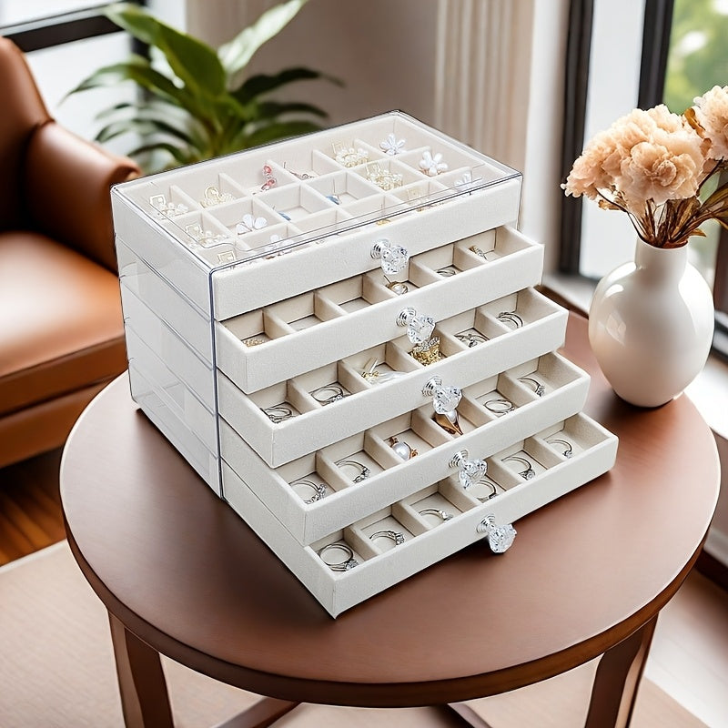 Organizador De Joias Elegante Com Gavetas