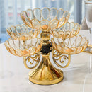 Tigela de Frutas Rotativa Estilo Europeu