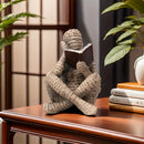 Figura De Leitura Abstrata Moderna Resina
