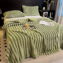 Manta de Pelo de Coelho Artificial Luxuosa