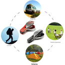 Kit Utensílios Dobráveis para Pesca e Aventuras