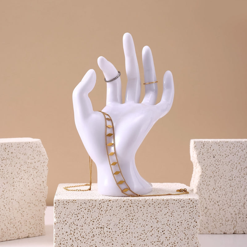 Suporte de Exposição para Joias em Formato de Mão