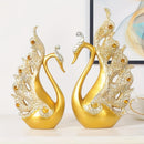 Estatua de Cisne de Resina em Estilo Europeu