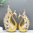 Estatua de Cisne de Resina em Estilo Europeu