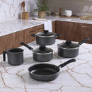 Jogo De Panelas Tramontina Em Alumínio Antiaderente Grafite 5 Peças