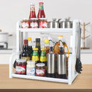 Organizador Armário Cozinha 2 Andares Prateleira Multifuncional