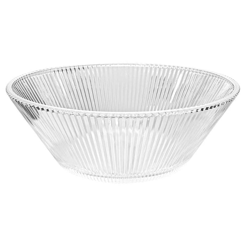 Tigela De Vidro Transparente Graffiato