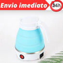 Chaleira Elétrica Dobrável De Silicone Portátil Para Viagens
