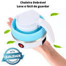 Chaleira Elétrica Dobrável De Silicone Portátil Para Viagens