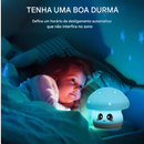 Mini Luminária Cogumelo Fofo Abajur Led Silicone