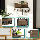 Organizador De Parede Multiuso Em Madeira